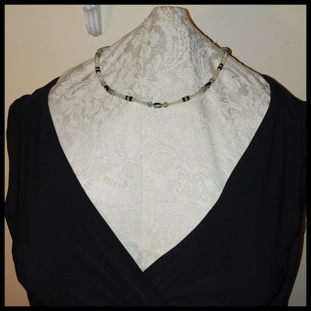 Must See! Vintage Faceted Austrian Crystal Necklace Strung on Chain